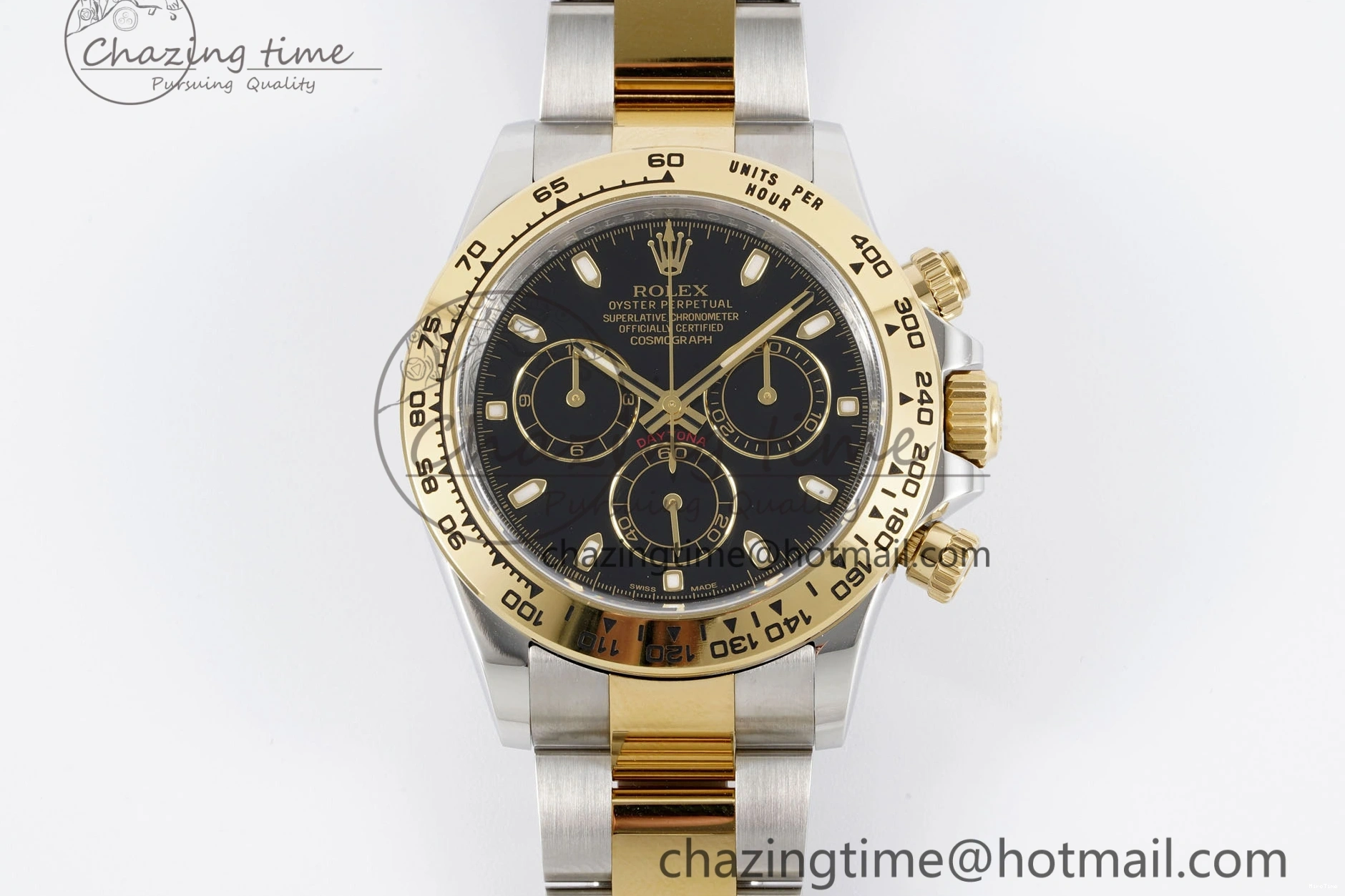 MiroTime 0502 Daytona 116503 Clean 1:1 Best Edition Black Dial on SS YG Bracelet SA4130 V SmartChoice 2084